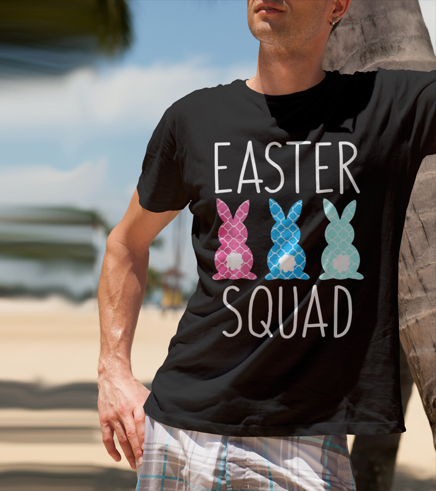 Easter Squad Family Matching Bunny T-Shirt