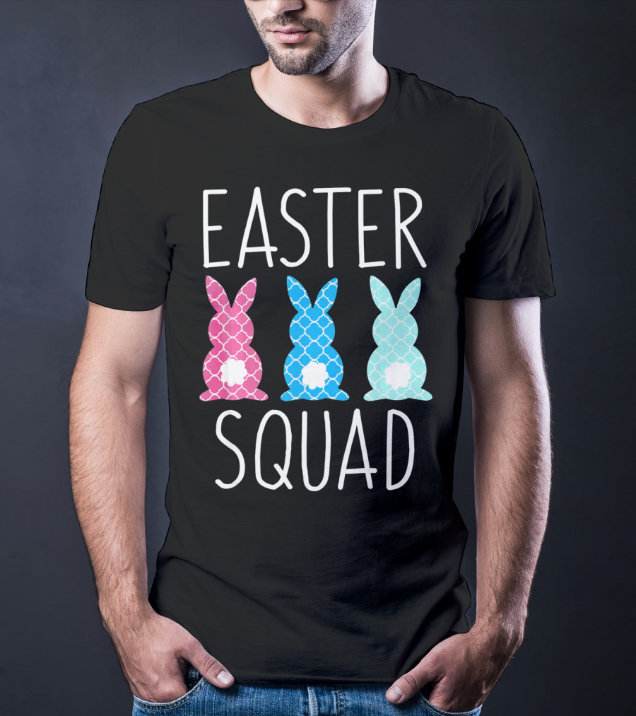 Easter Squad Family Matching Bunny T-Shirt