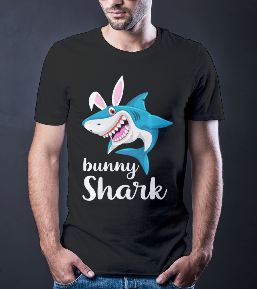 Bunny Shark Easter Yout T-Shirt