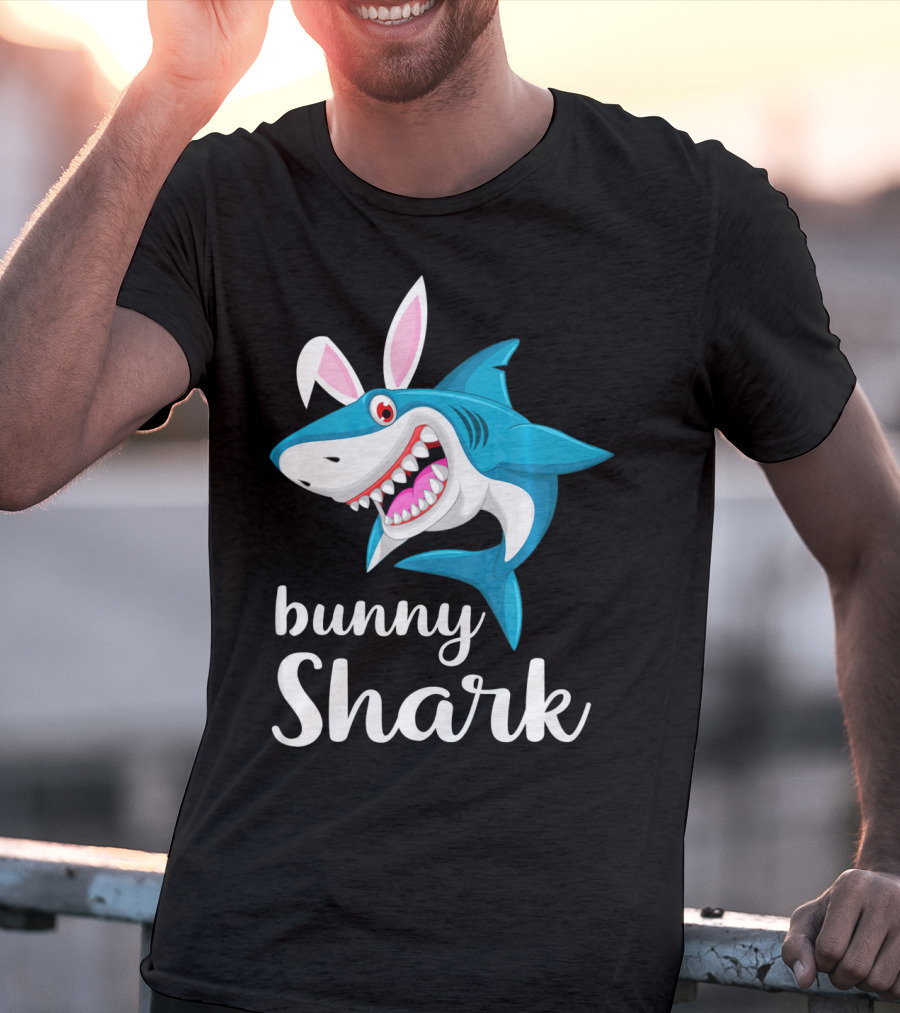 Bunny Shark Easter Yout T-Shirt