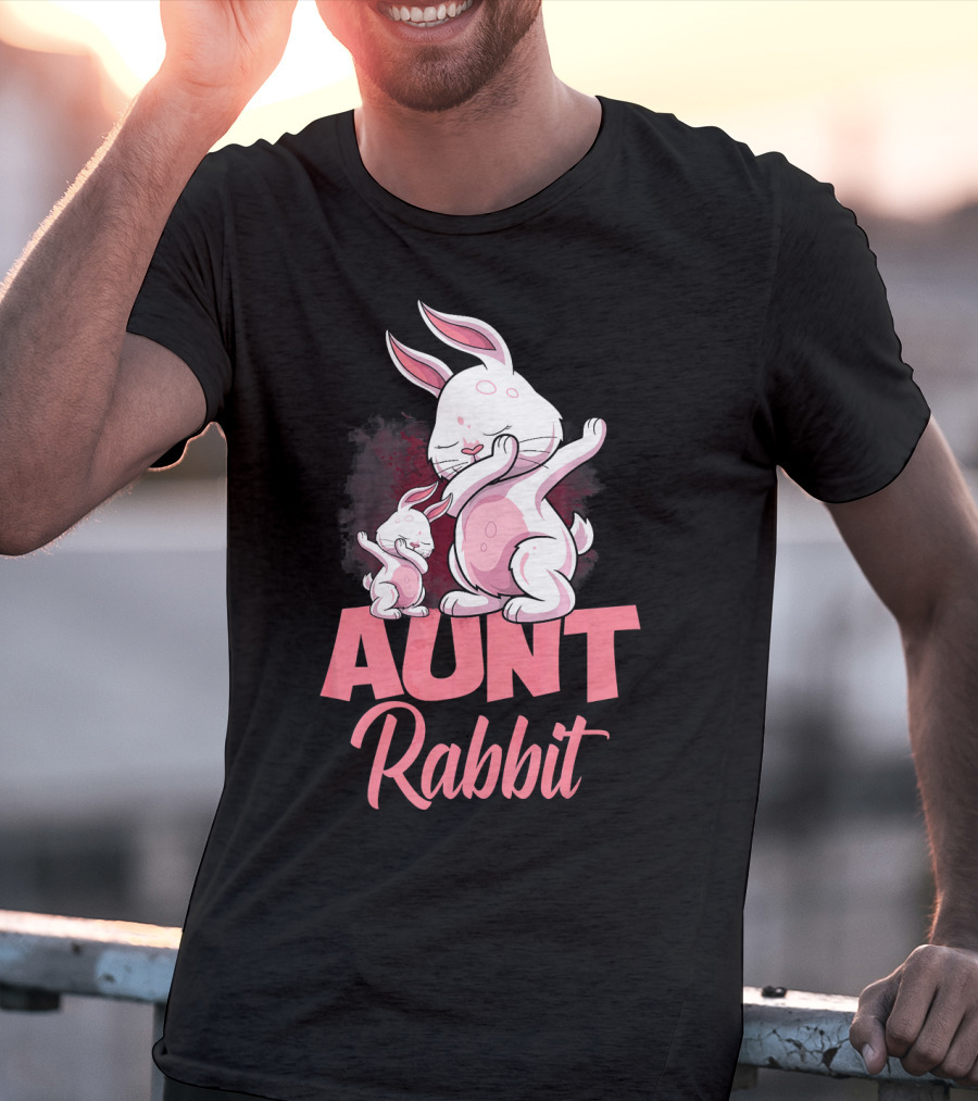 Aunt Rabbit Matching Family Bunny Fun T-Shirt