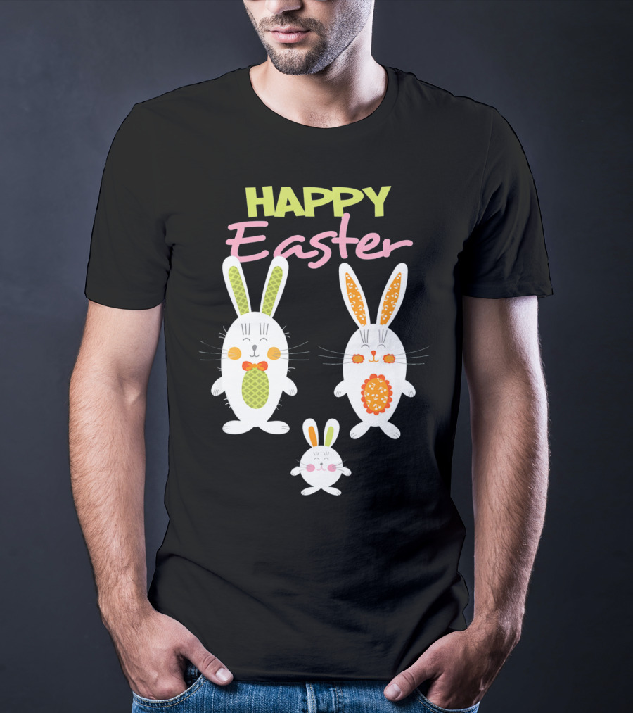 HAPPY EASTER Bunny Egg Hunt Trio T-Shirt