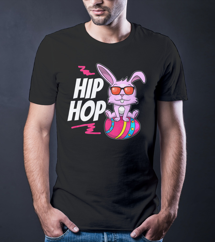 Hip Hop Bunny Easter Day T-Shirt