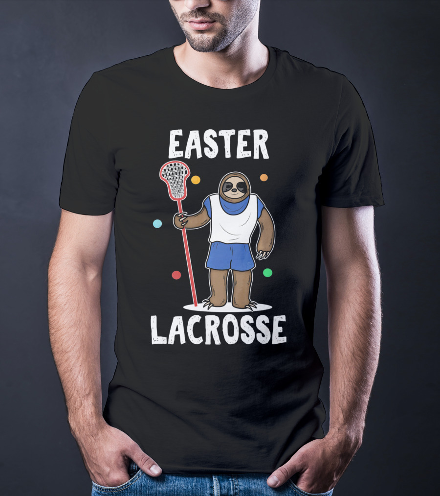Easter Lacrosse Funny Easter Idea Happy Easte T-Shirt