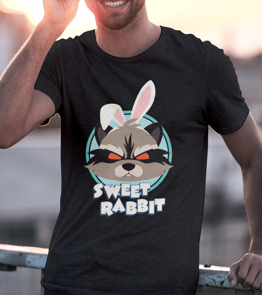 Marvel Rocket Raccoon Sweet Rabbit Easter T-Shirt