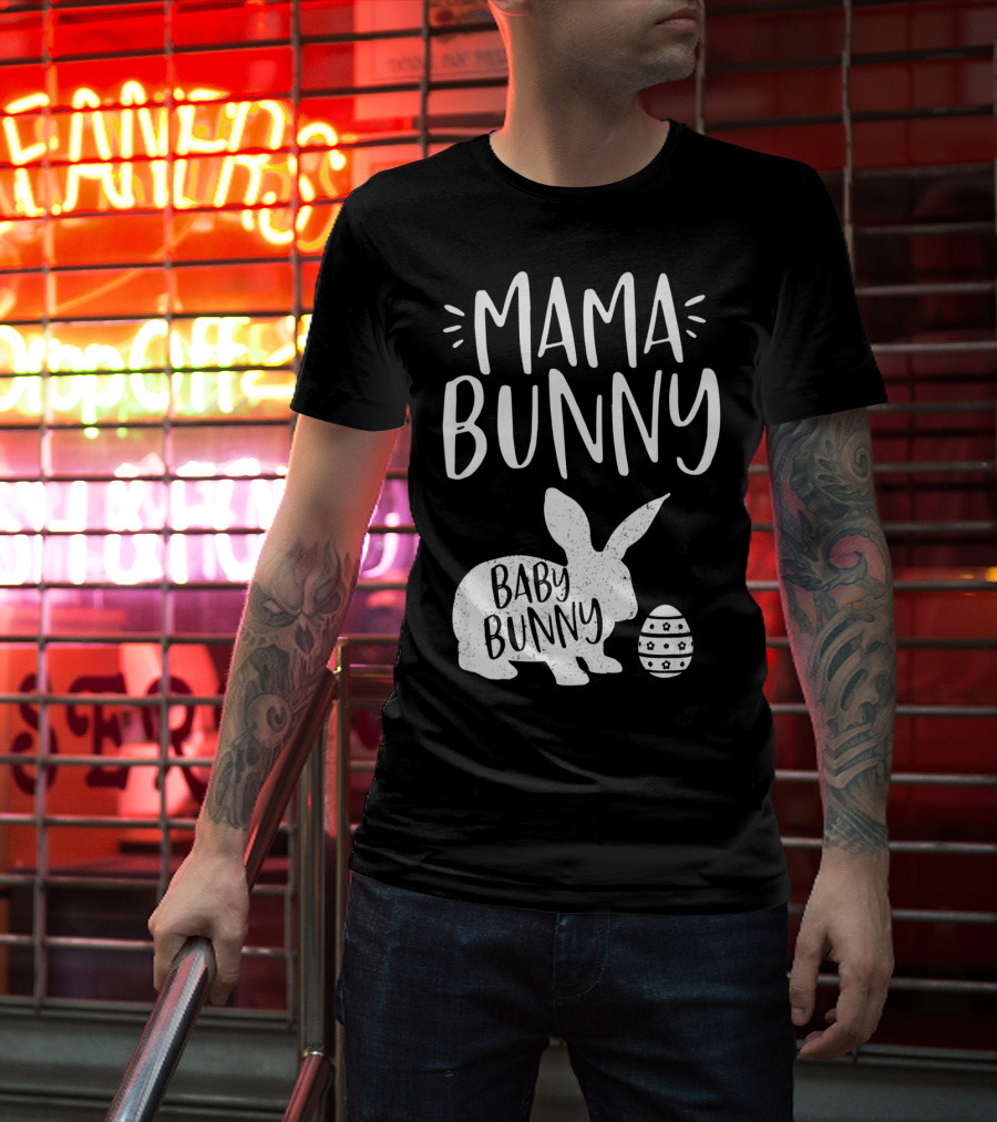 Mama Bunny Baby Bunny Cute Easter T-Shirt
