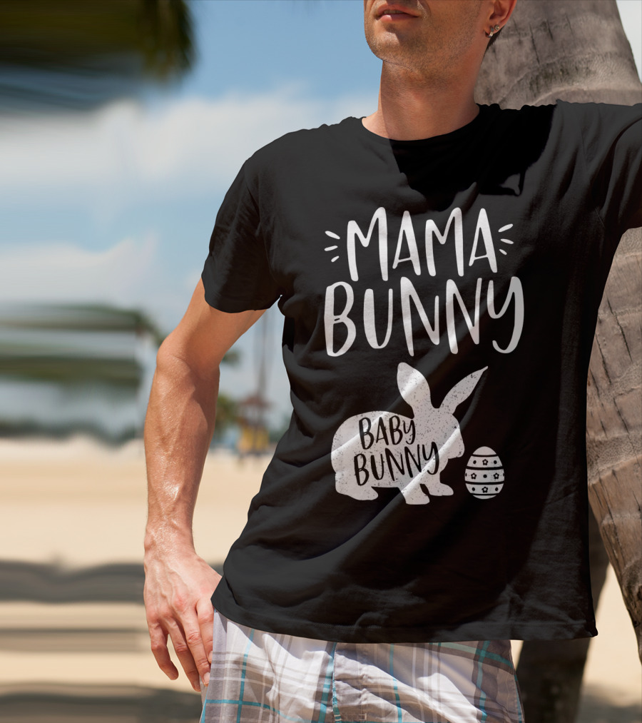 Mama Bunny Baby Bunny Cute Easter T-Shirt