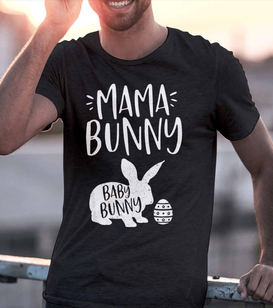 Mama Bunny Baby Bunny Cute Easter T-Shirt