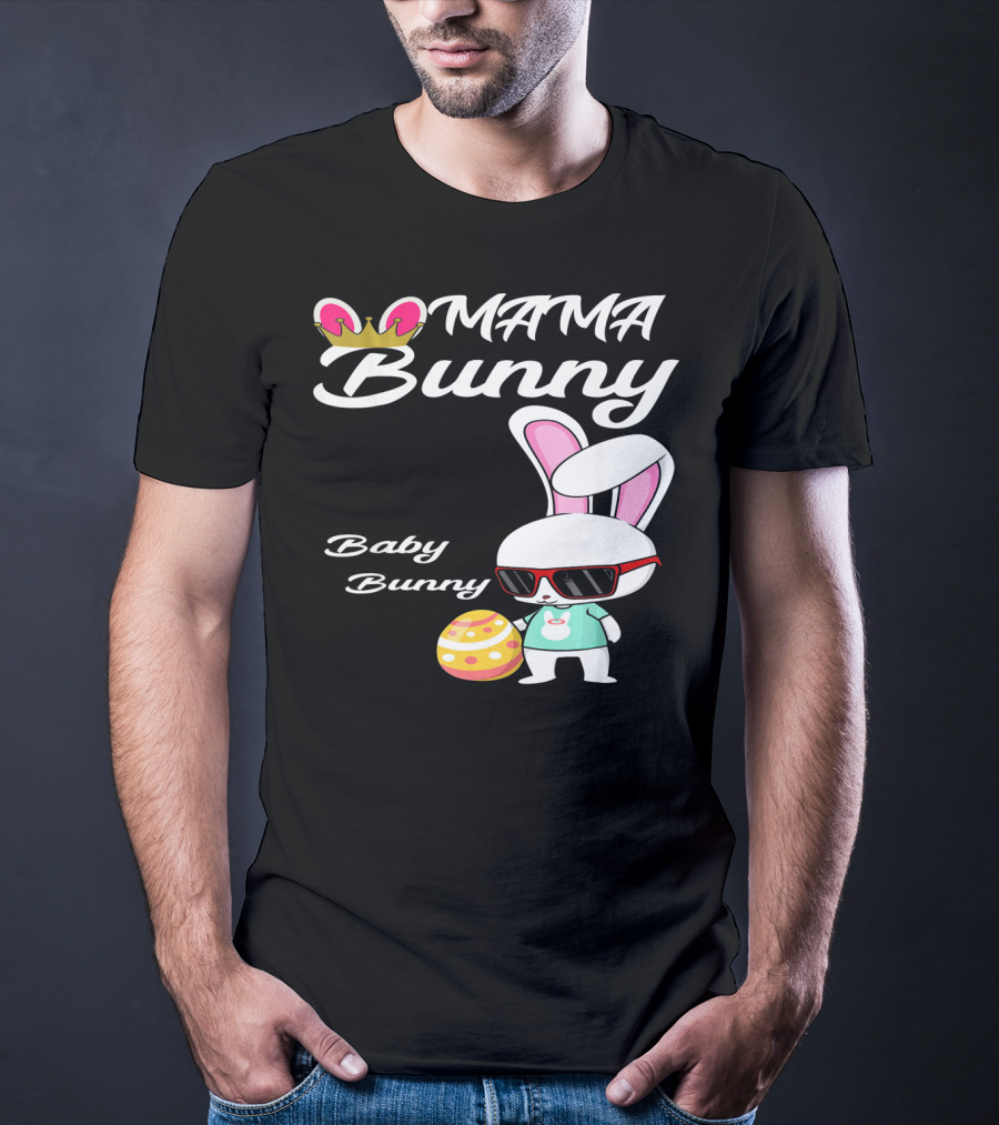 Mama Bunny Baby Bunny Easter Rabbit T-Shirt