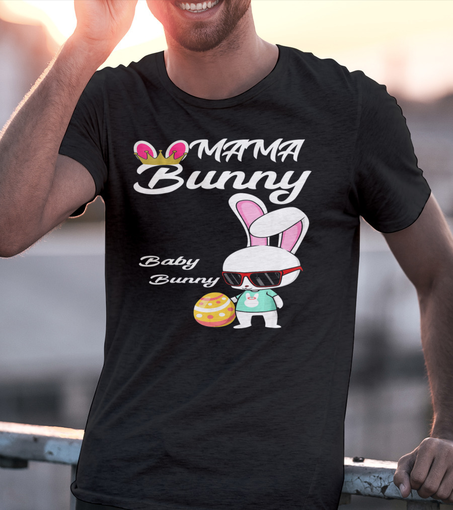 Mama Bunny Baby Bunny Easter Rabbit T-Shirt