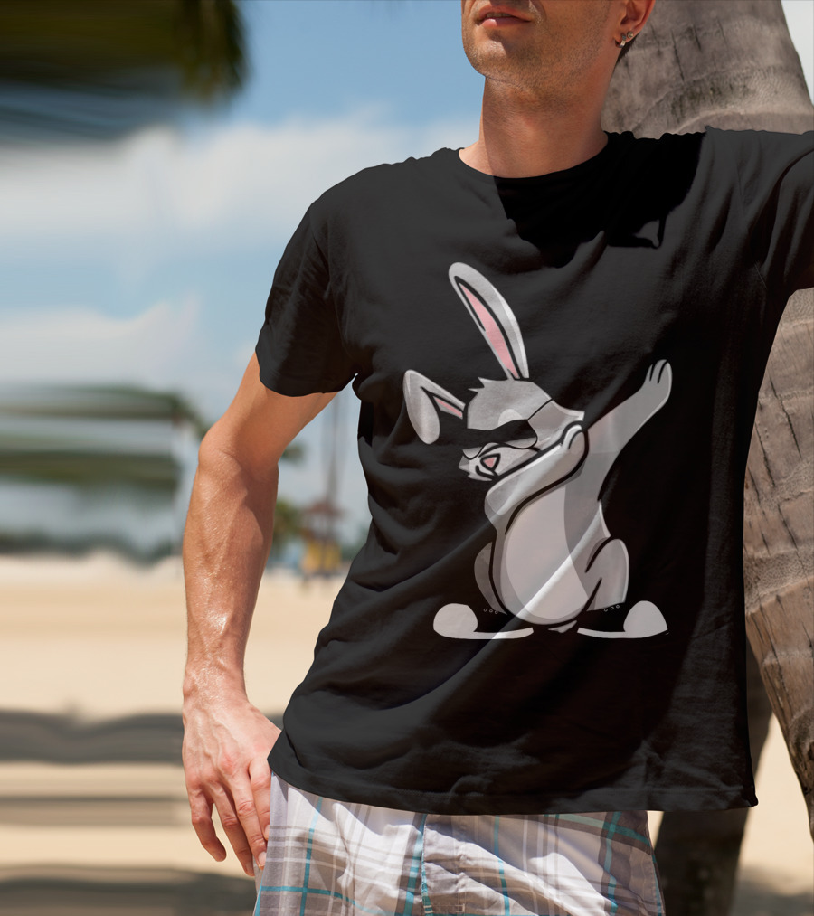 Easter Dab Bunny Women's Sunglasses Cute Rabbit Dancing T-Shirt