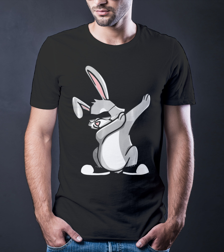 Easter Dab Bunny Women's Sunglasses Cute Rabbit Dancing T-Shirt