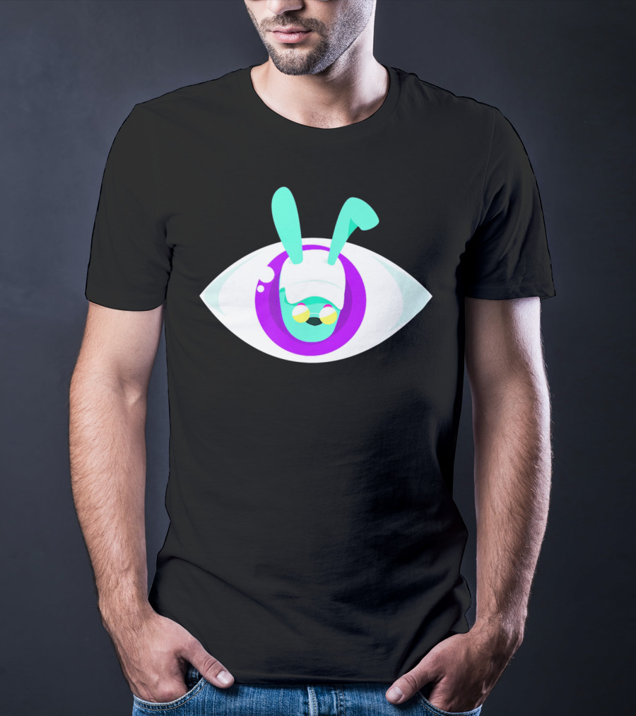 Bad Easter Bunny Big Eye Fashion Dembo Vibrant T-Shirt