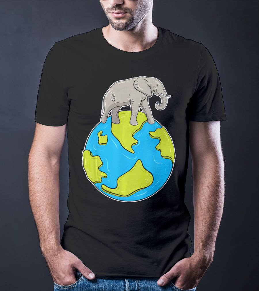 Celebrate Every Day Earth Elephant T-Shirt