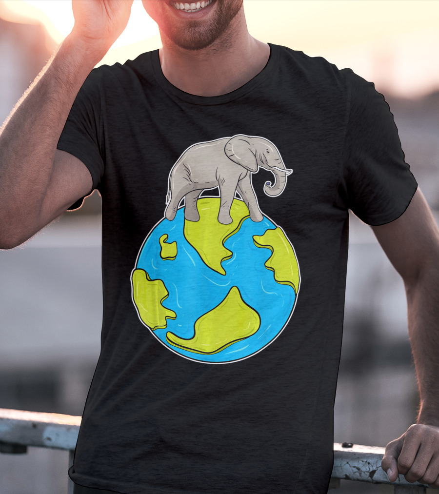 Celebrate Every Day Earth Elephant T-Shirt