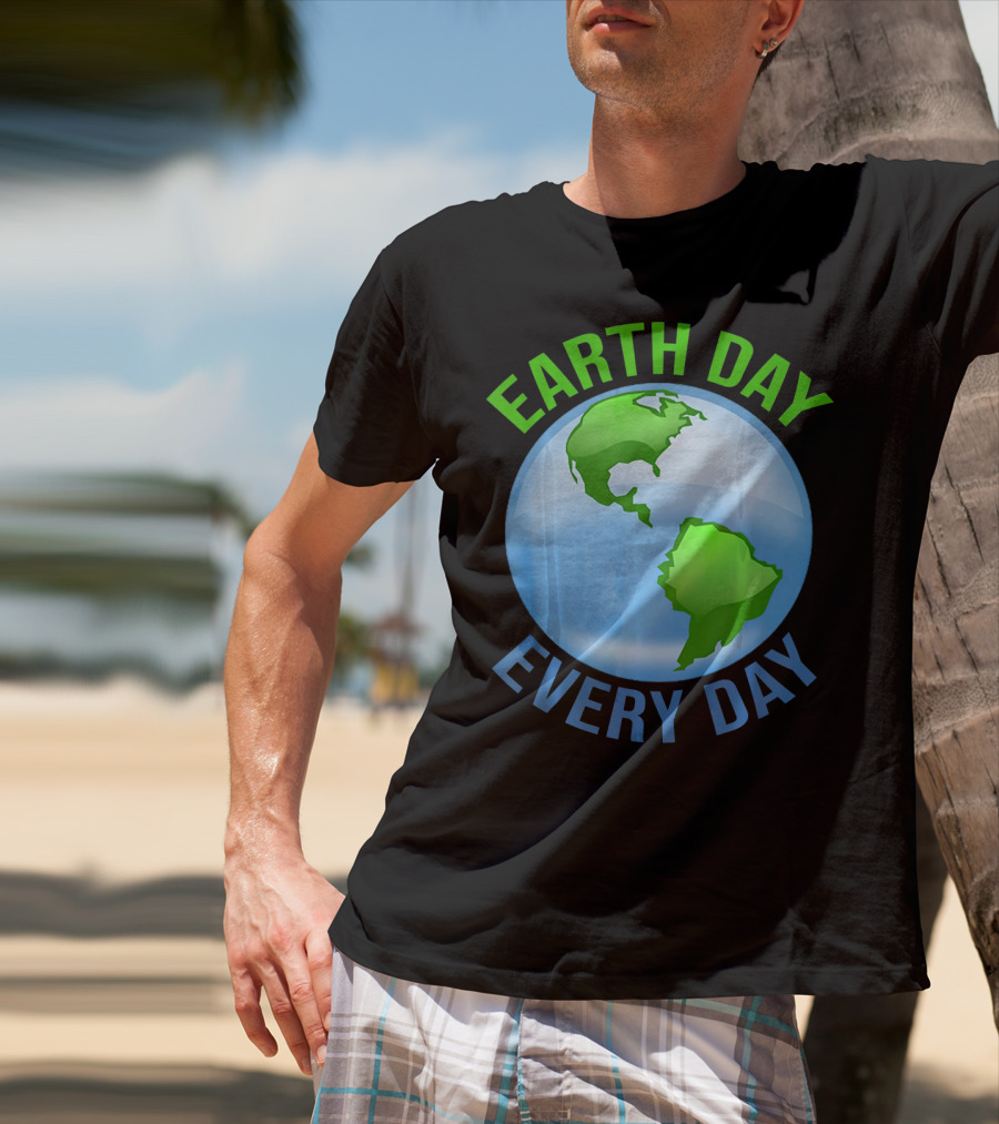 Earth Day Every Day Globe T-Shirt