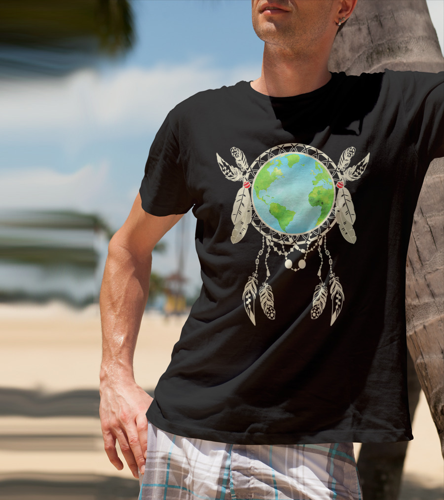 Earth Dreamcatcher Global Celebration Earth Day T-Shirt