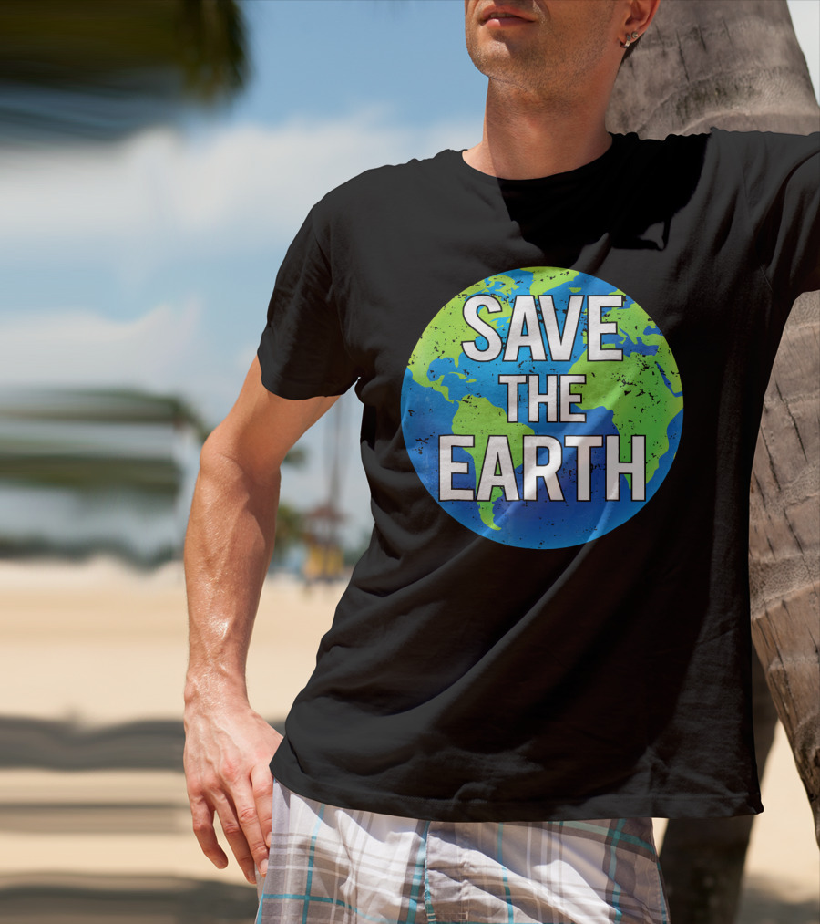 Save The Earth Planet Climate Science T-Shirt