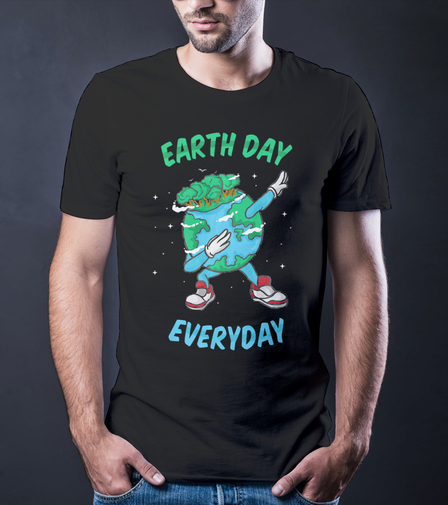 Earth Day Everyday Dabbing World Environ Planet Dance T-Shirt