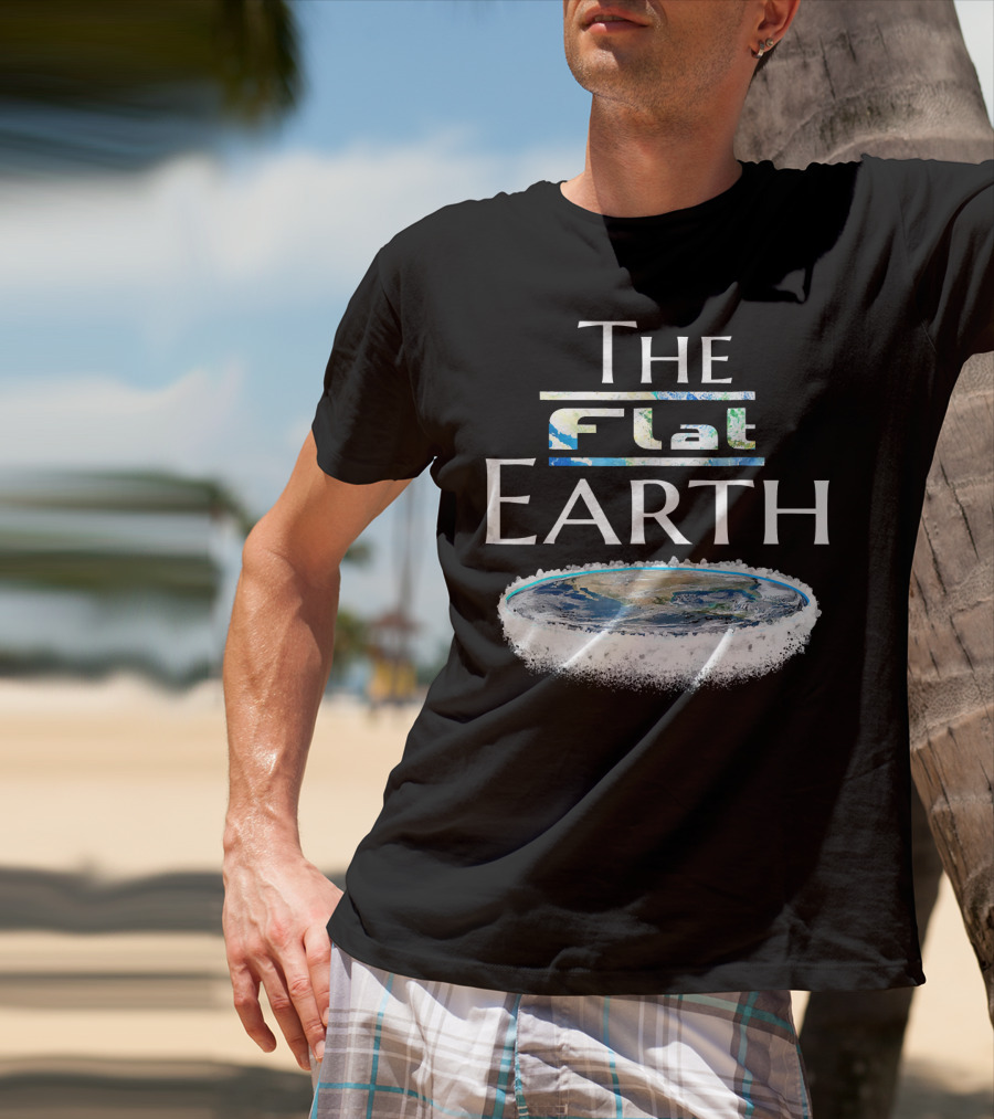 The Flat Earth Conspiracy Map T-Shirt