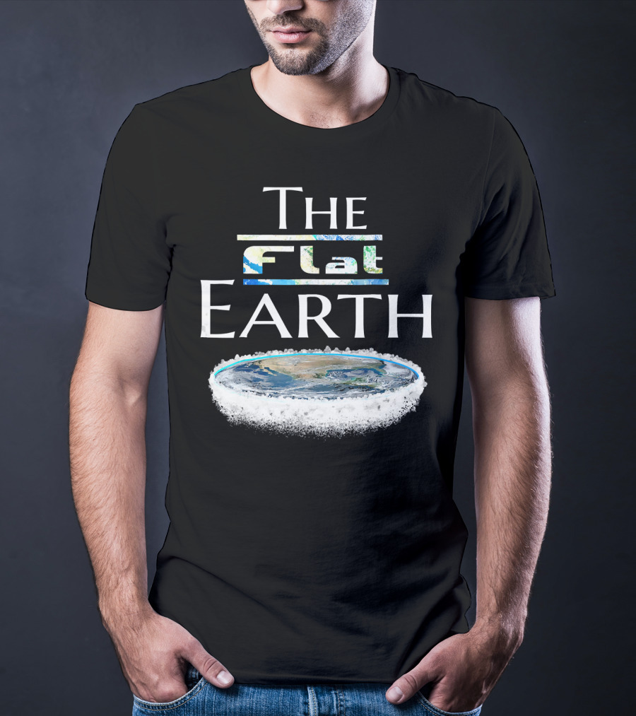 The Flat Earth Conspiracy Map T-Shirt