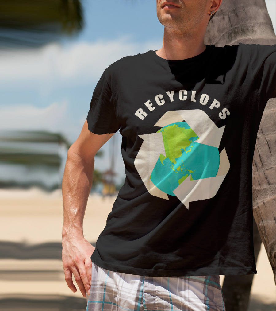 Recyclops Earth Day Recycling T-Shirt