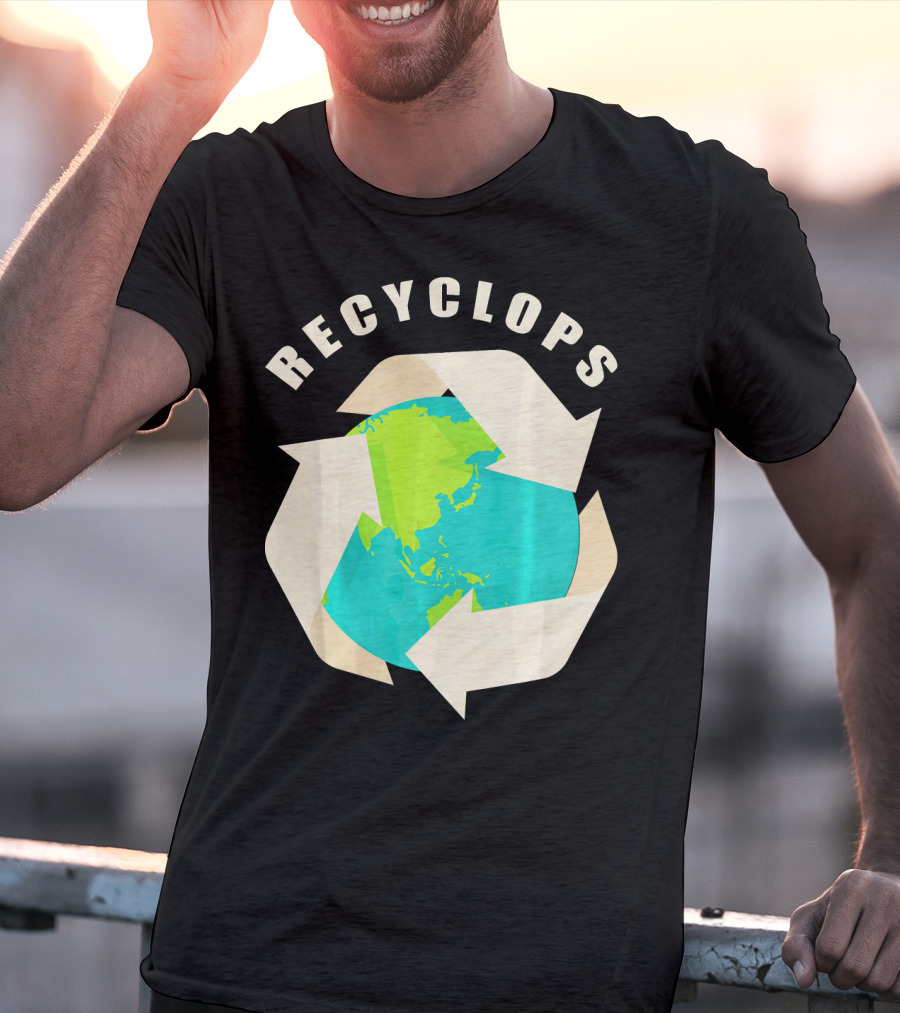 Recyclops Earth Day Recycling T-Shirt