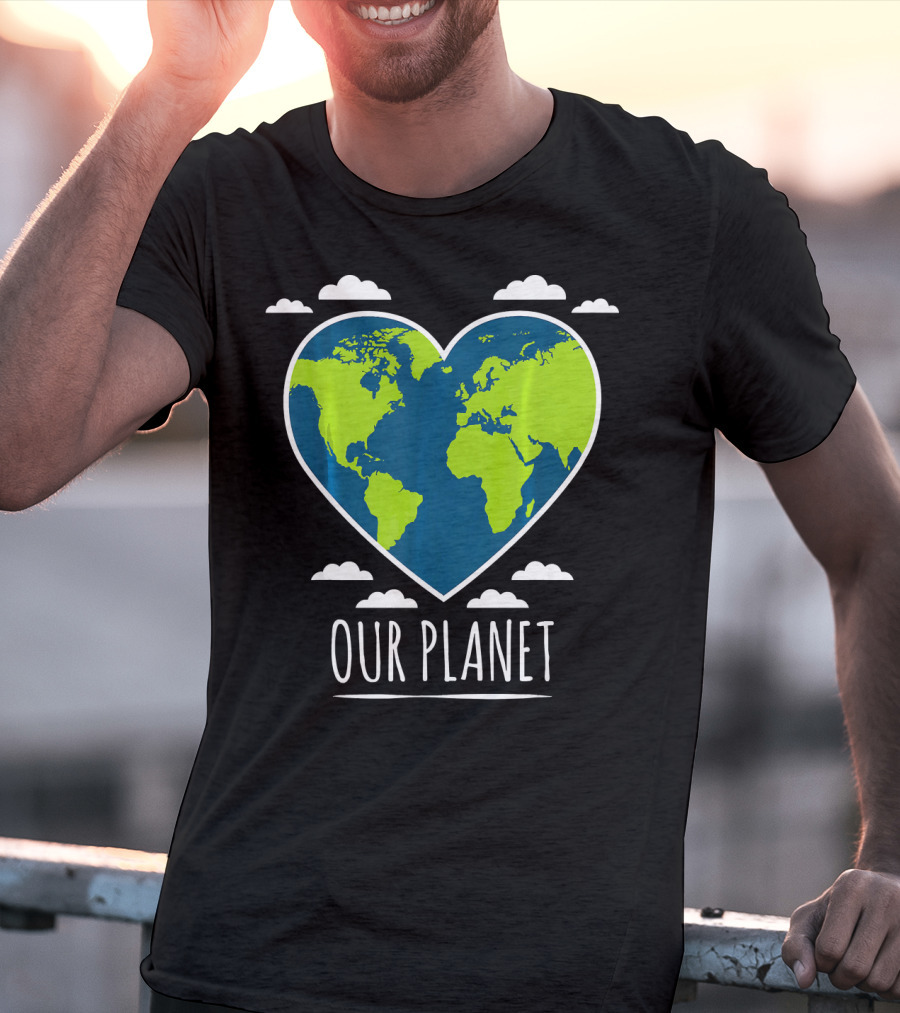Earth Day Our Planet Love Climat T-Shirt