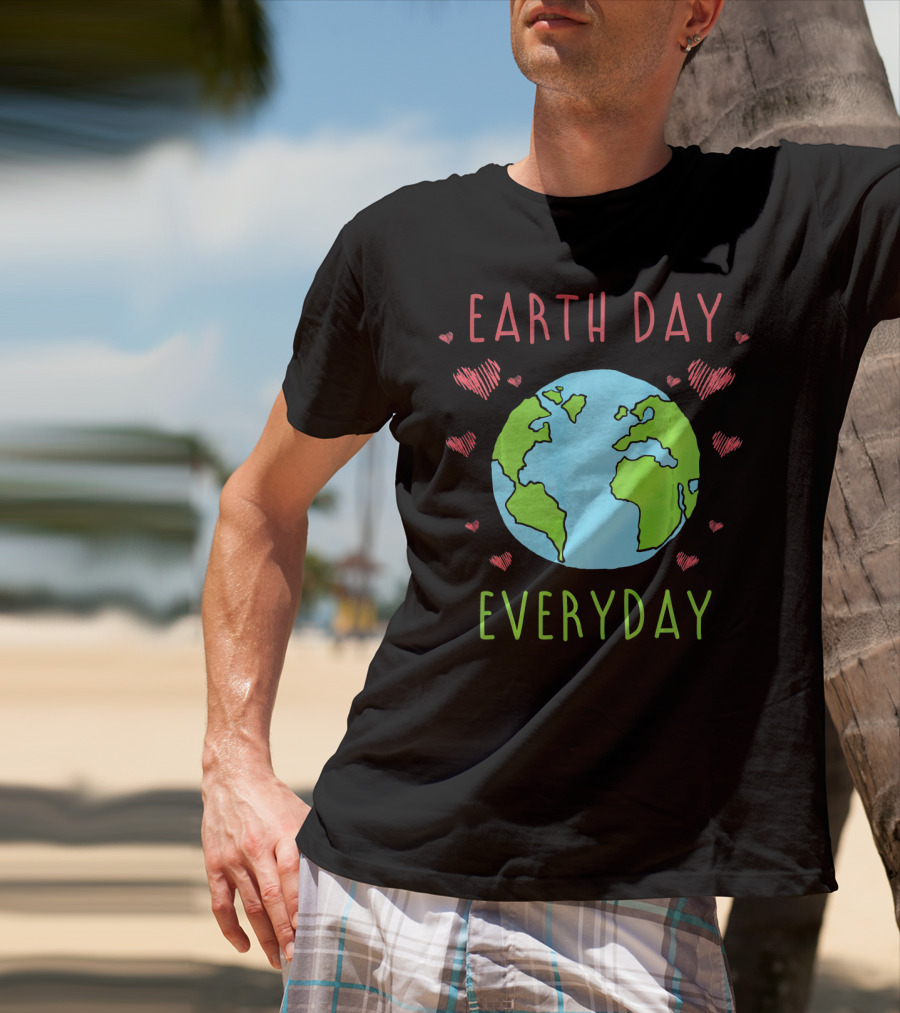 Earth Day Everyday Hearts Recycle T-Shirt