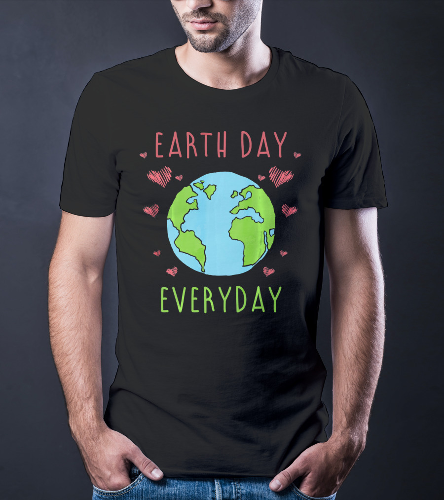 Earth Day Everyday Hearts Recycle T-Shirt