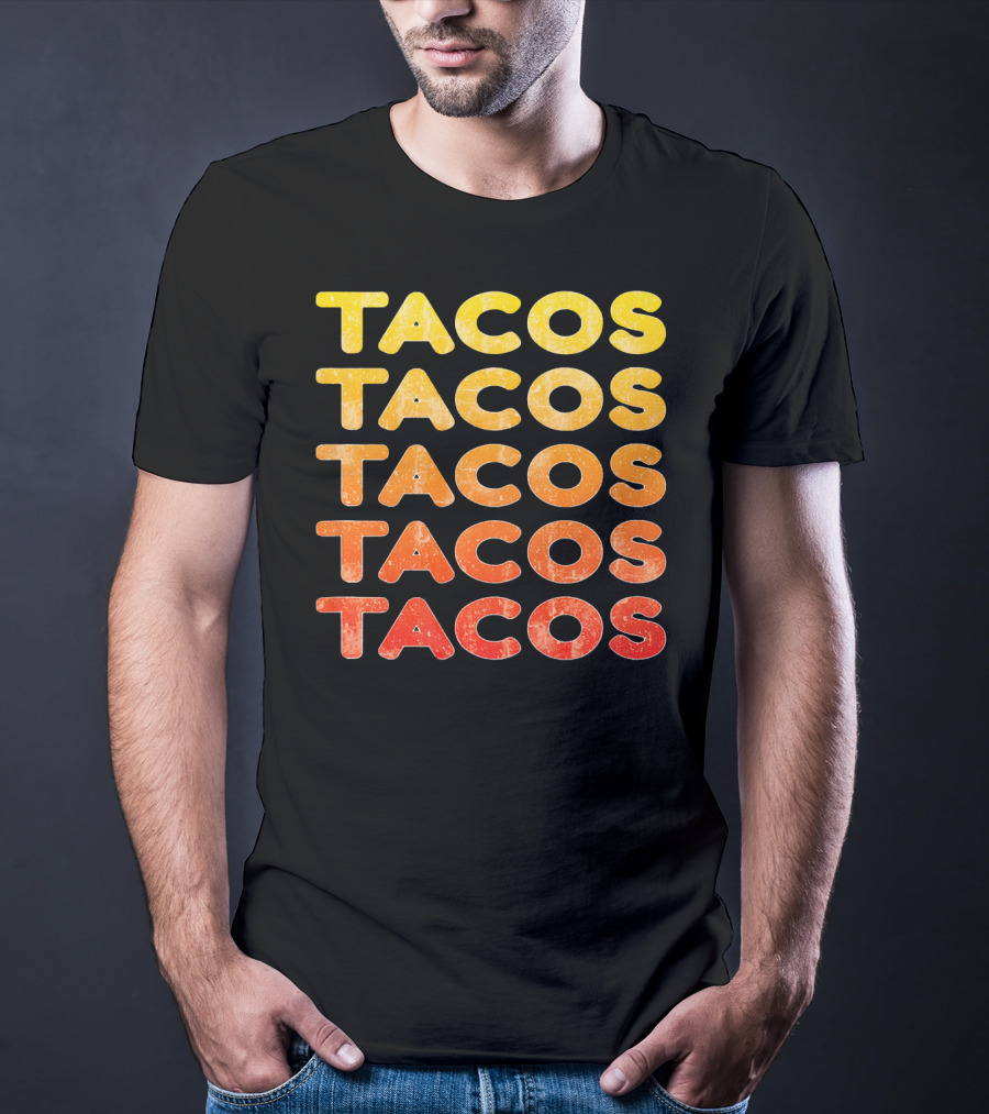 Tacos Retro Vintage Cinco De May T-Shirt