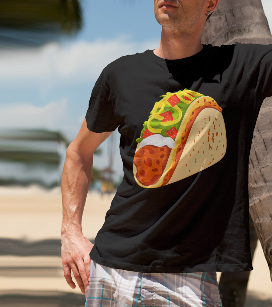 Yummy Taco Funny Mexican Food Lover Cinco T-Shirt
