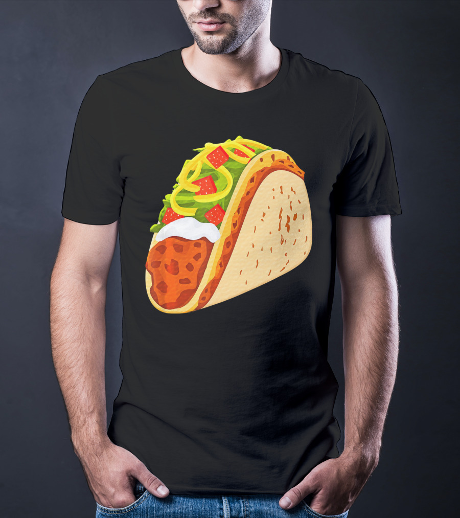 Yummy Taco Funny Mexican Food Lover Cinco T-Shirt