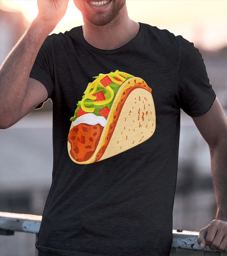 Yummy Taco Funny Mexican Food Lover Cinco T-Shirt