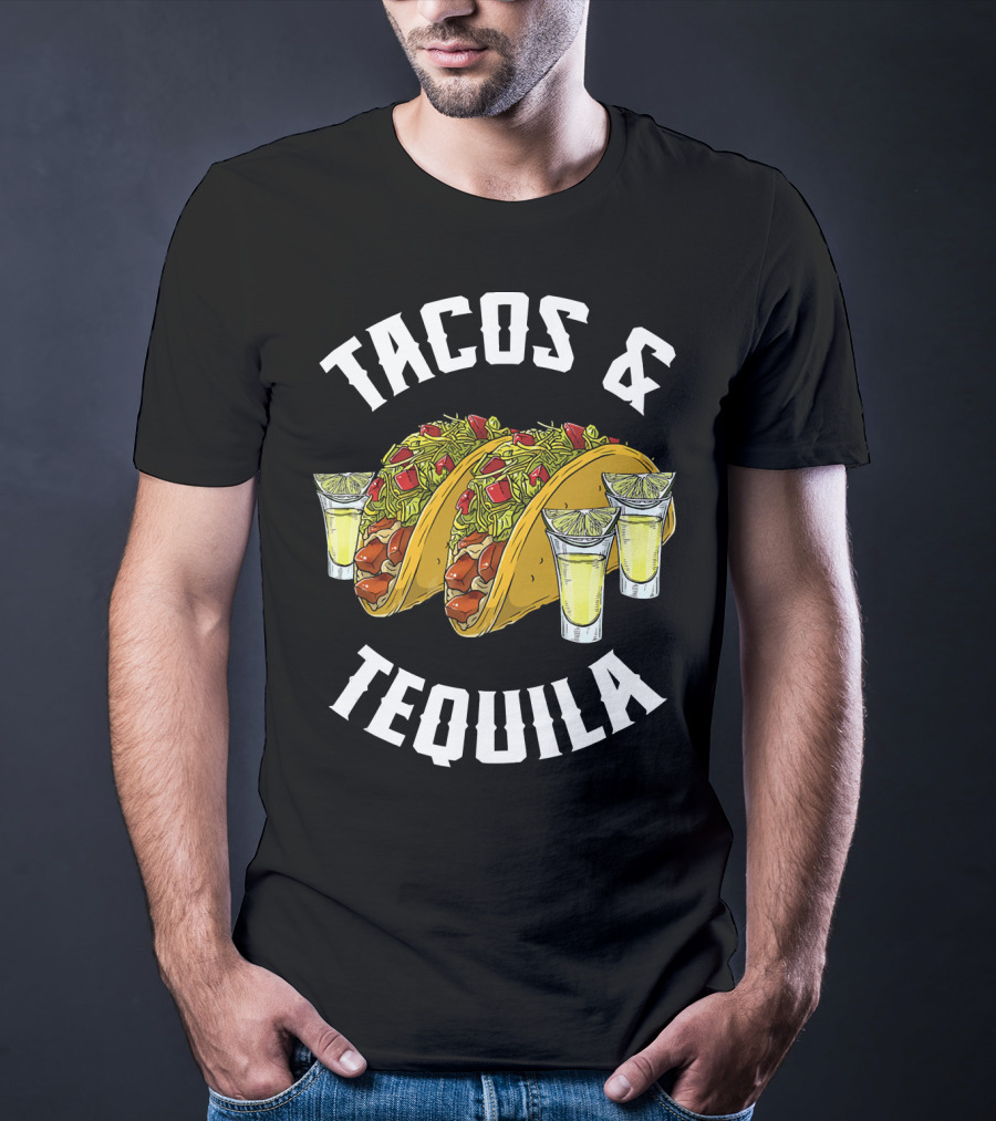 Tacos And Tequila With Lime Shots T-Shirt