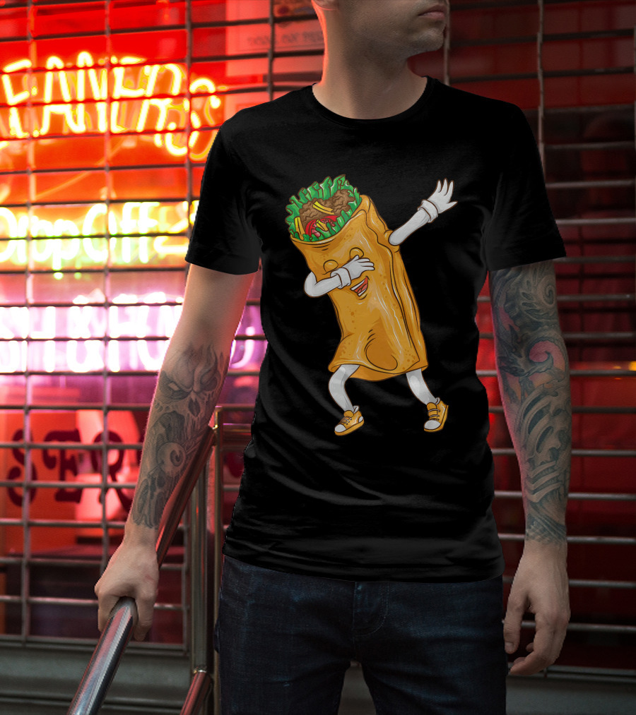 Cinco De Mayo Dabbing Burrito Cool Taco Party T-Shirt
