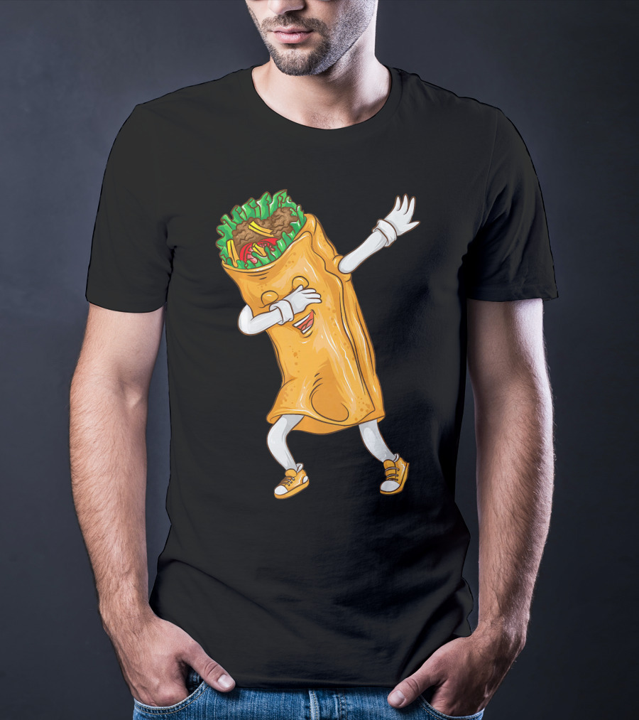 Cinco De Mayo Dabbing Burrito Cool Taco Party T-Shirt
