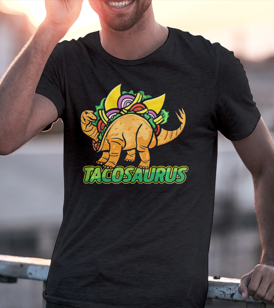 Tacosaurus Dinosaur Taco Cinco De Mayo T-Shirt