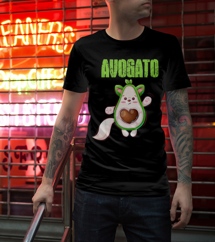 AVOGATO Cinco De Mayo Cat Avocado T-Shirt