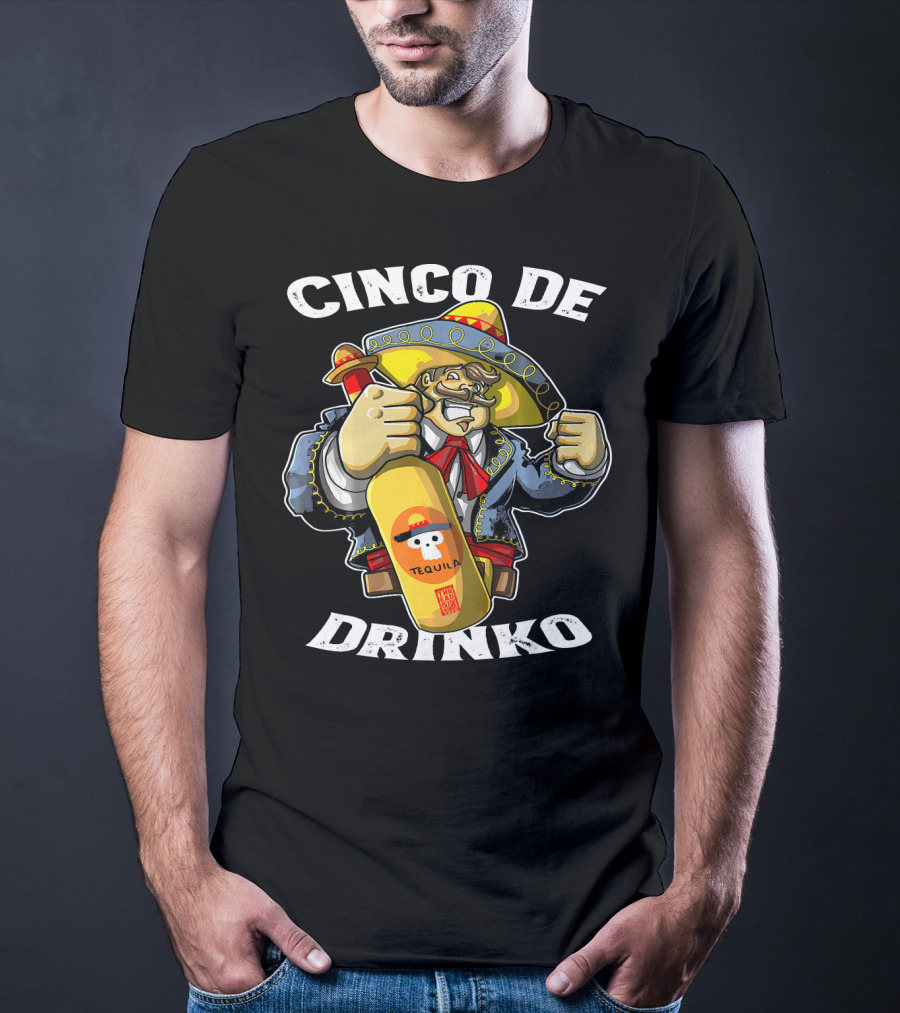 Cinco De Drinko Tequila Mariachi Costume Mexican T-Shirt