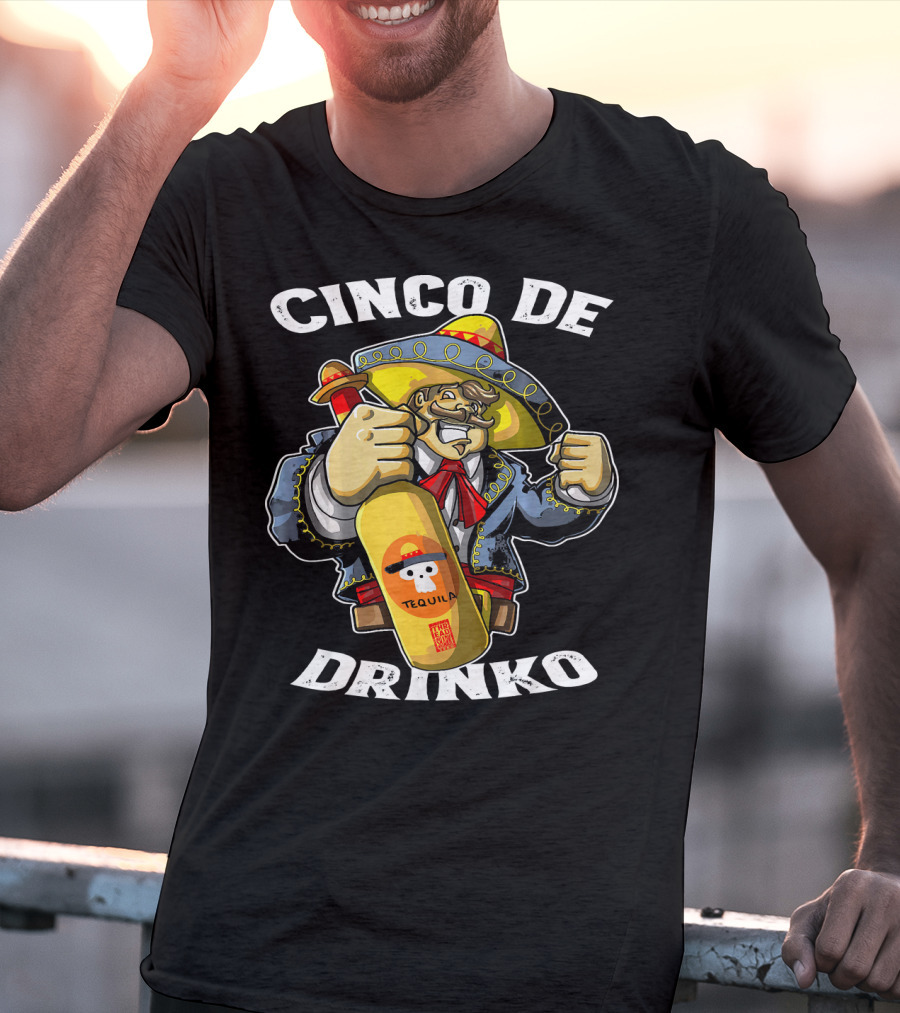 Cinco De Drinko Tequila Mariachi Costume Mexican T-Shirt