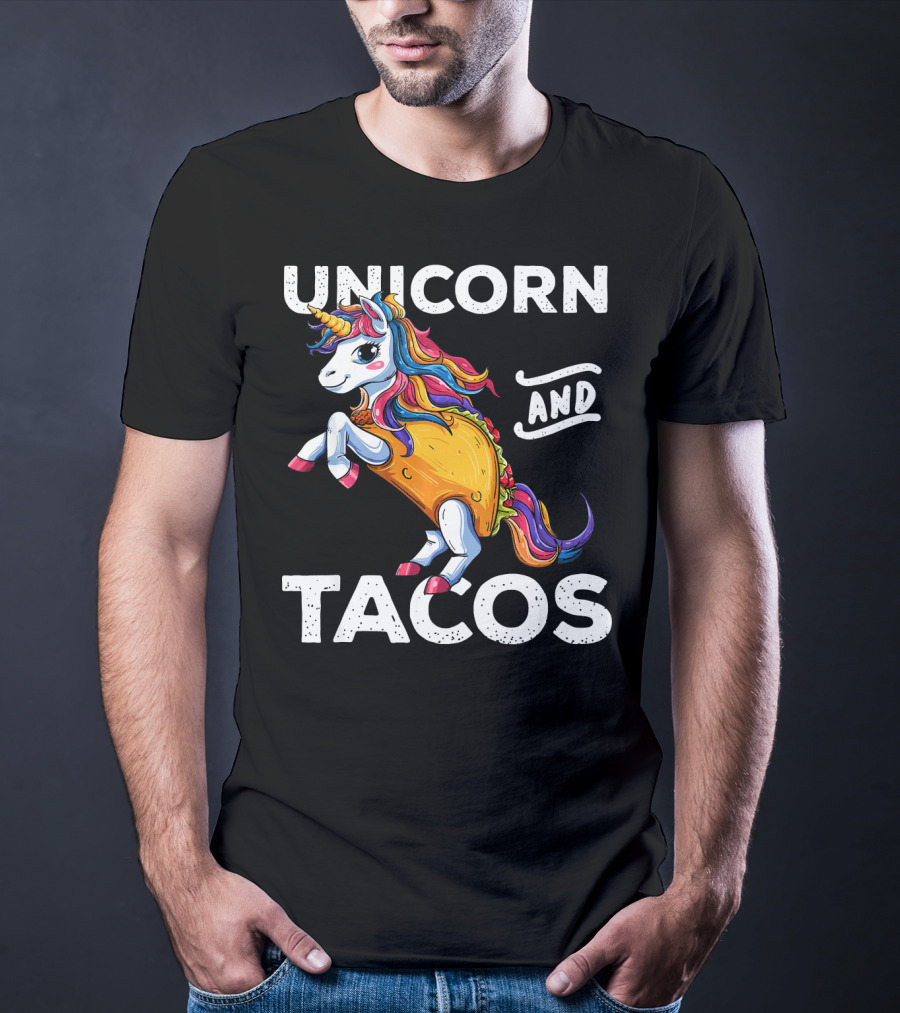 Unicorn And Tacos Cinco De Mayo Celebration Parade T-Shirt