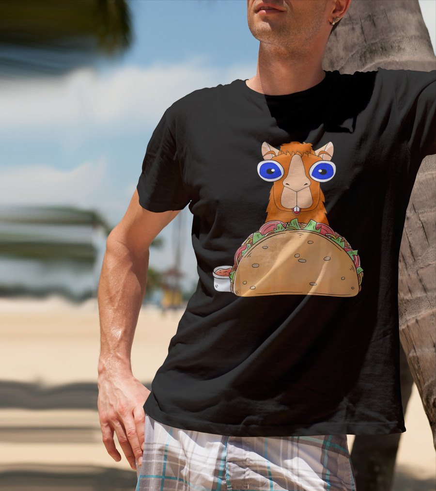 Llama Taco Lover Cinco De Mayo T-Shirt