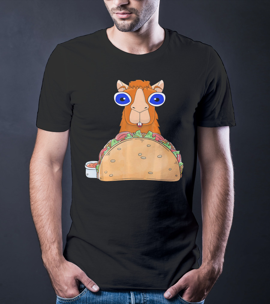 Llama Taco Lover Cinco De Mayo T-Shirt
