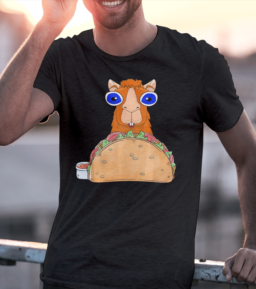 Llama Taco Lover Cinco De Mayo T-Shirt