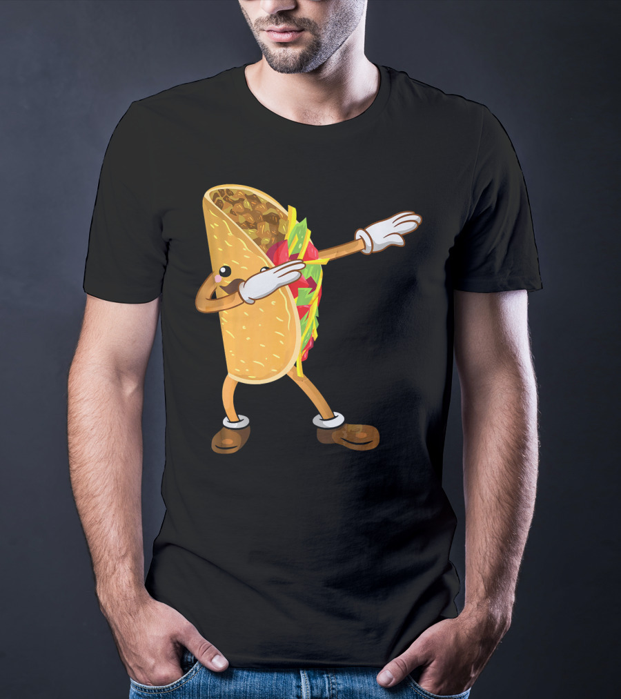 Dabbing Taco Dance Funny Cinco De Mayo T-Shirt