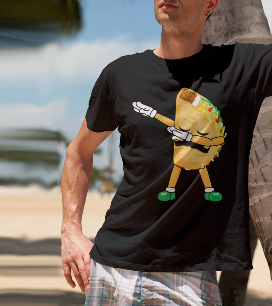 Dabbing Taco Mexican Cinco De Mayo Dab T-Shirt