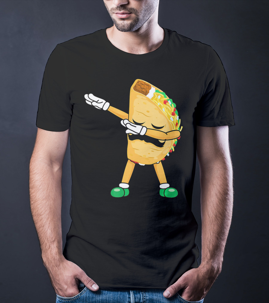 Dabbing Taco Mexican Cinco De Mayo Dab T-Shirt