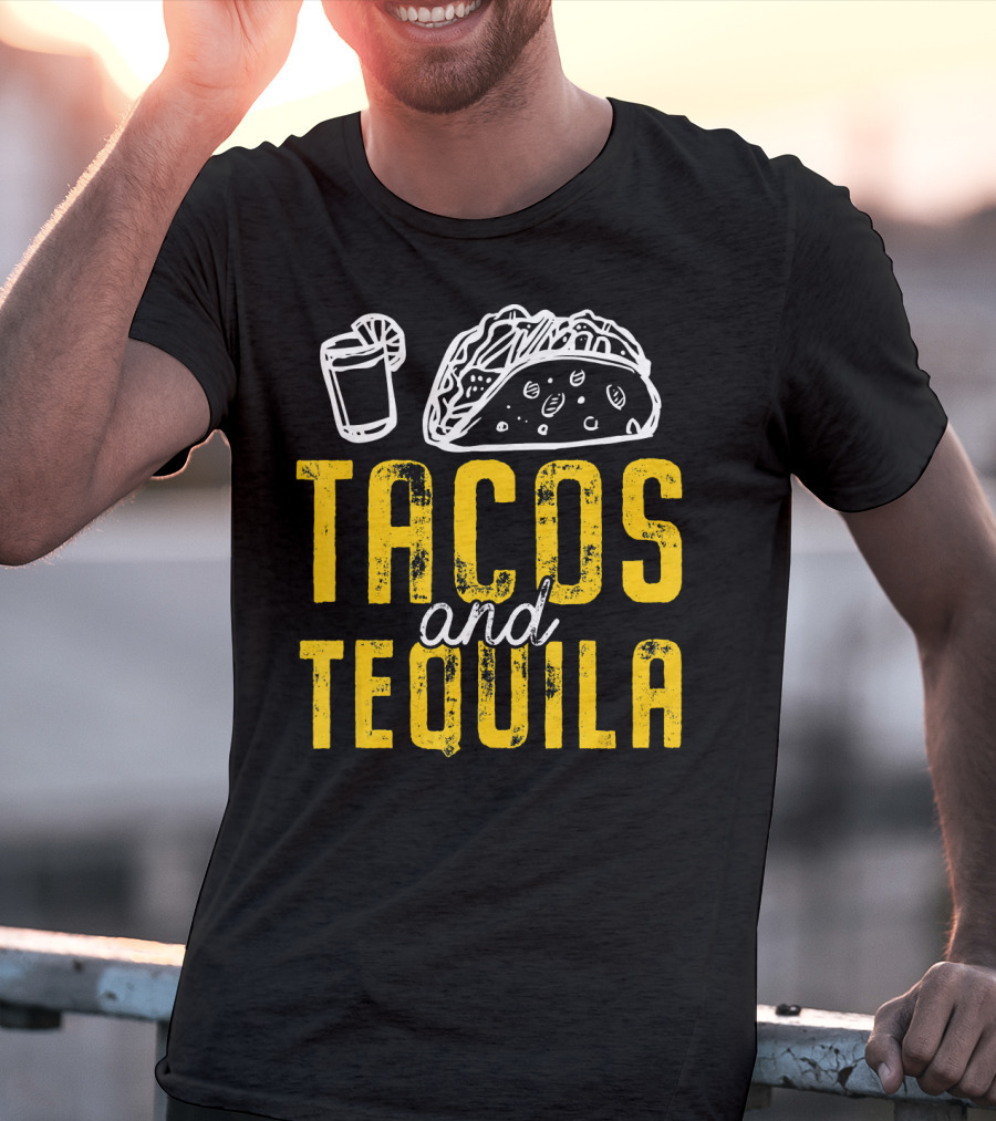 Tacos And Tequila Cinco De Mayo Taco Drink Fiesta T-Shirt