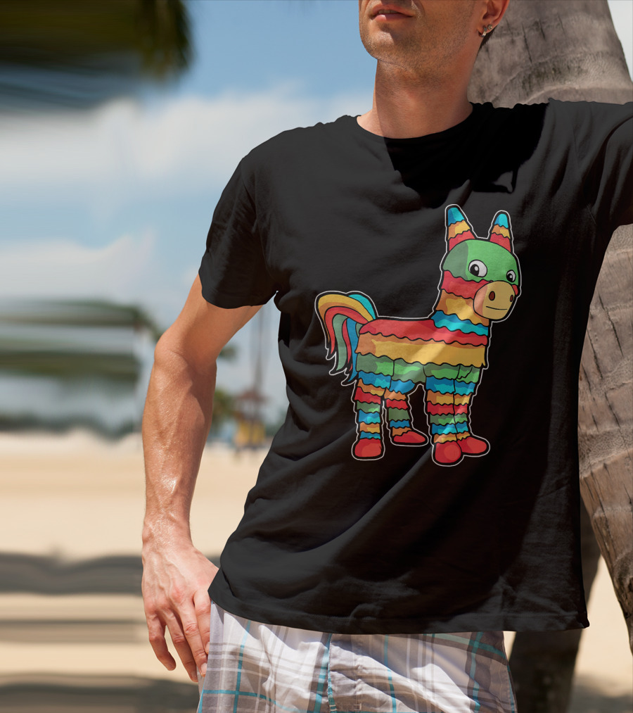Funny Colorful Pinata I'd Had That Cinco De Mayo T-Shirt